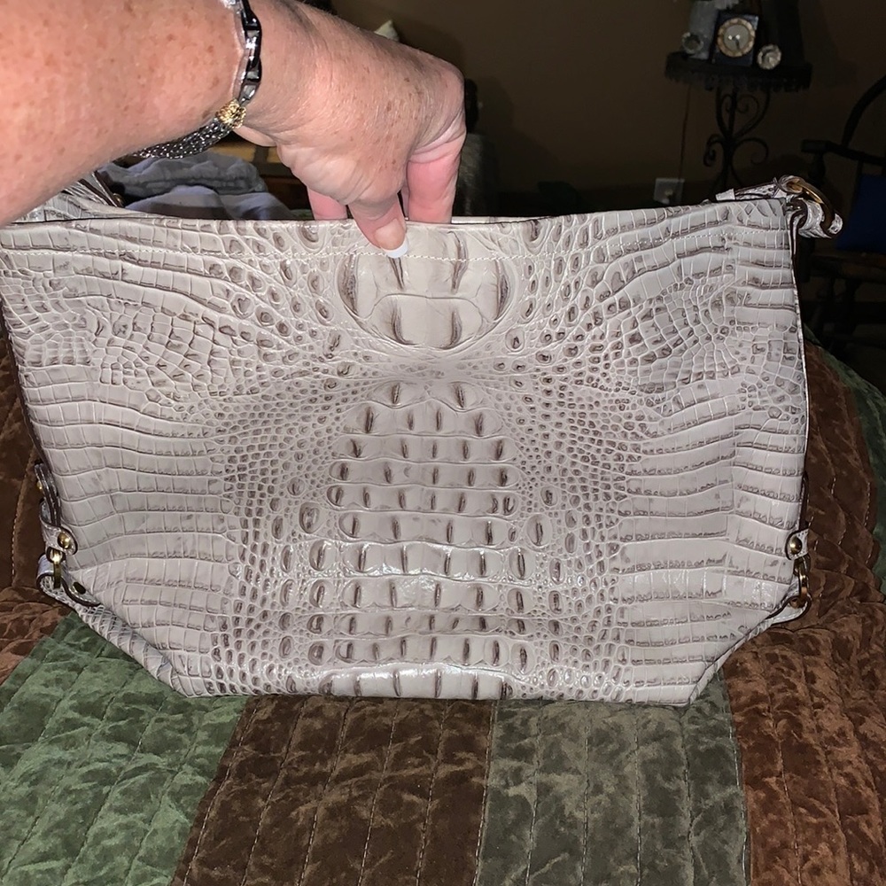 Cream Brahmin shoulder bag